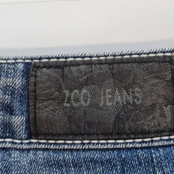 ZCO Jeans Short low-rise denim blue medium washed women's junior size 7 - Picture 3 of 11